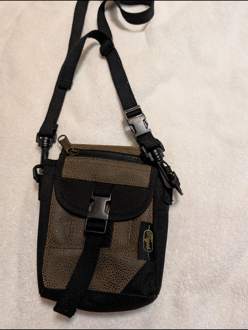 Black and Brown Accessory/Camera Crossbody Bag